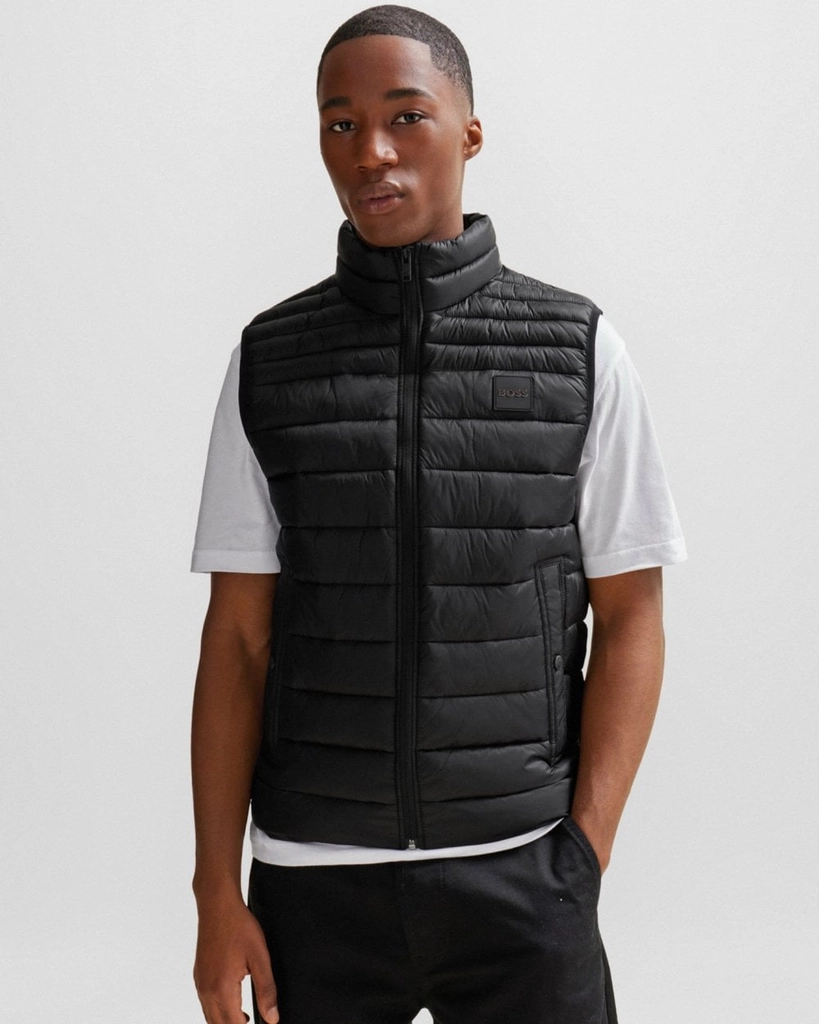Hugo Boss Odeno 1 Mens Padded Gilet - Black - Size Large
